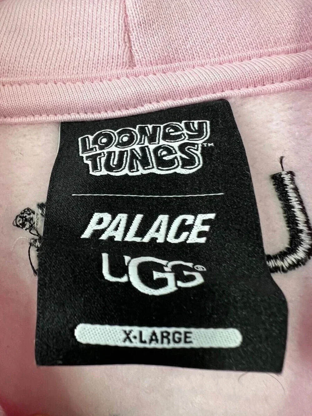 UGG X Palace Long Sleeve Hoodie Men's Size XL Pink NEW
